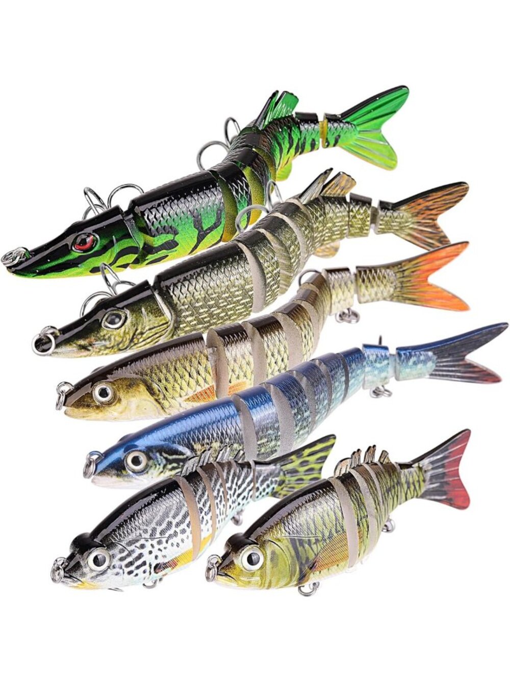 Multi-Stage Fishing Lures Set - Bionic Slow Sinking Bait for Freshwater